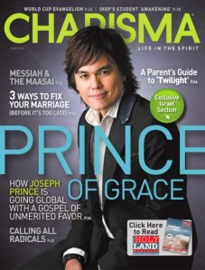 Joseph Prince appeared in Charisma magazine 